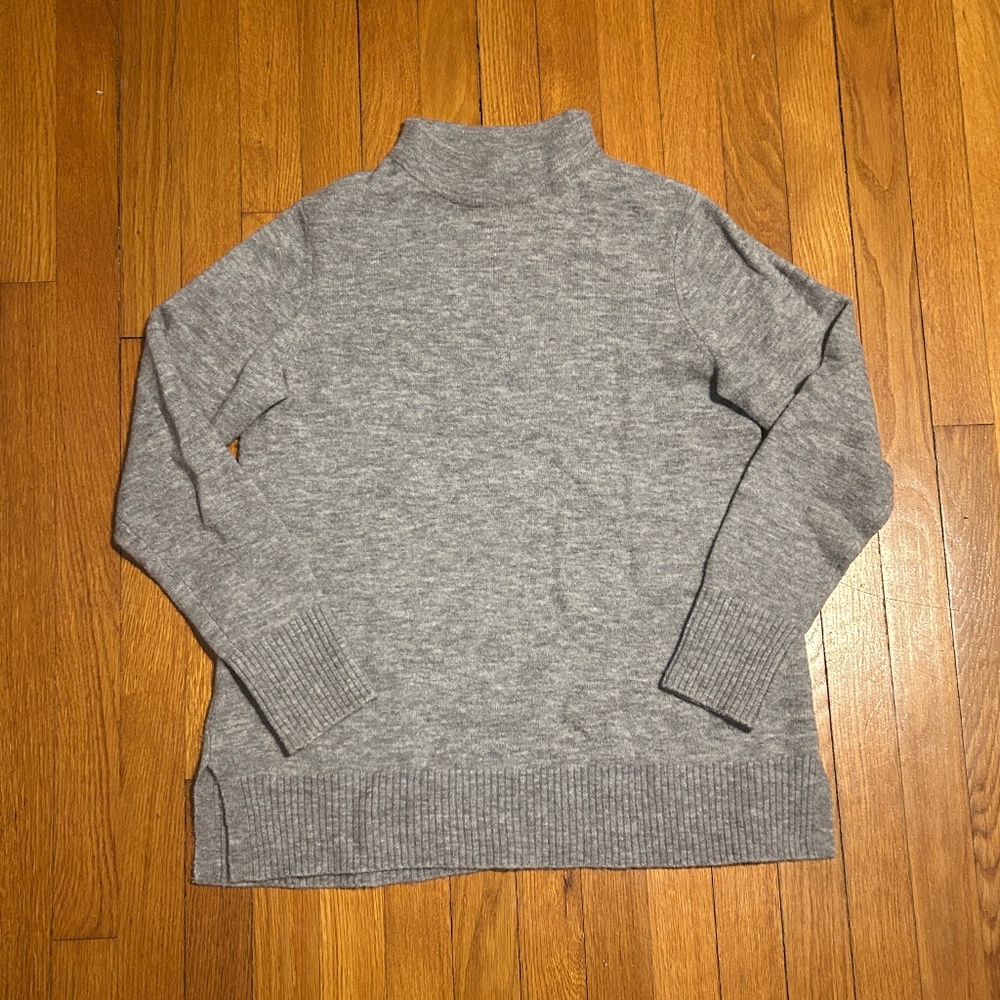 Banana Republic Gray Wool Blend Mock Neck Sweater Men’s M